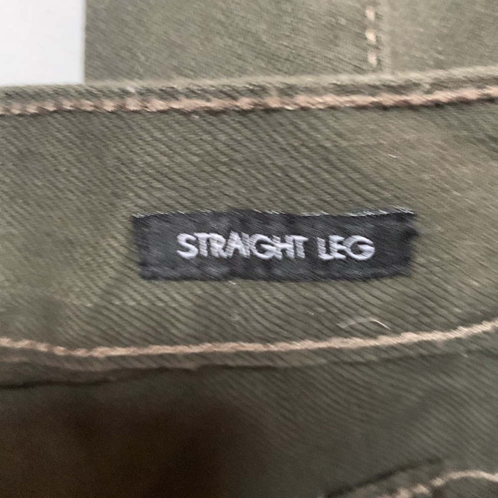 Green Calvin Klein Straight Jeans - Picture 3 of 5